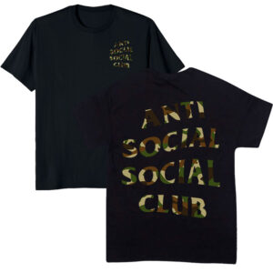 Anti Social Social Club Camo Tshirt