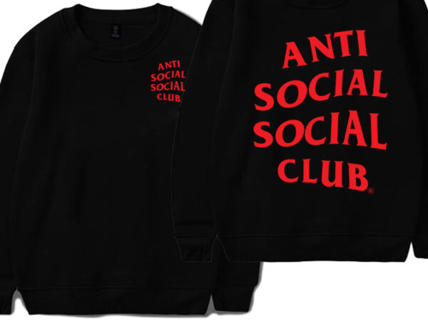 Anti Social Social Club Cross My Heart Sweatshirt