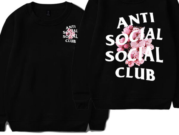 Anti Social Social Club Flowers Sweatshirt