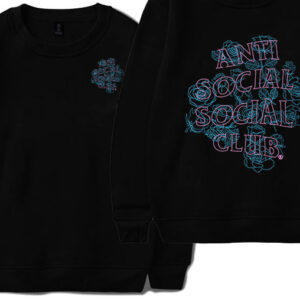 Anti Social Social Club Strip Sweatshirt