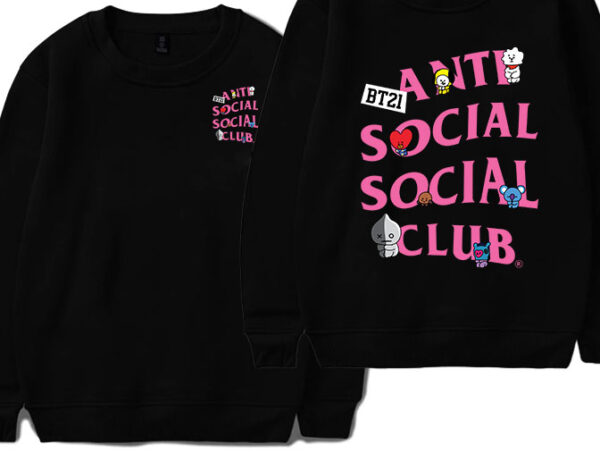 Anti Social Social Club Track Long Sweatshirt