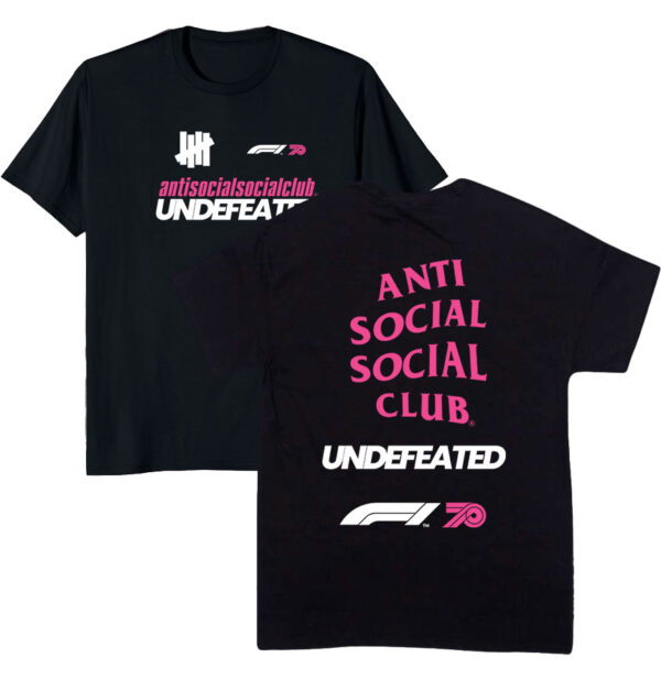 Anti Social Social Club UNDFTD X F1 Tshirt