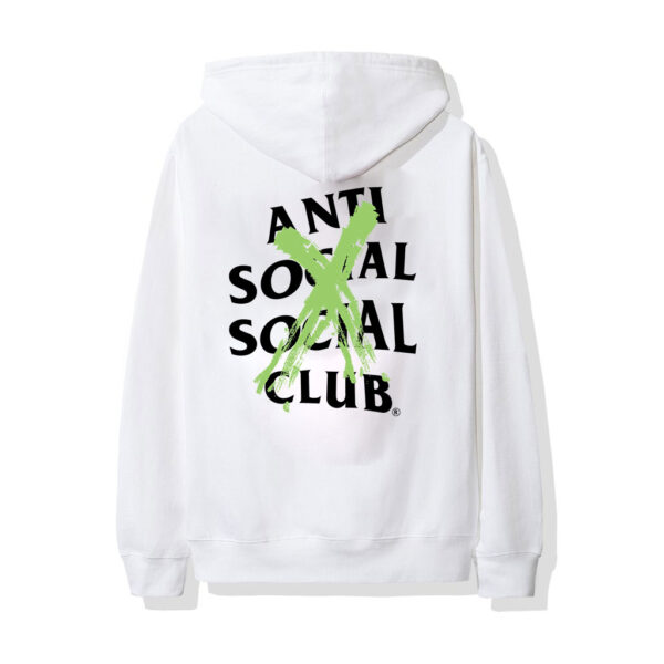 Anti Social Social Club Cancelled White Hoodie