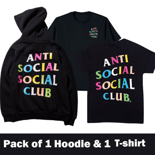 Pack of Anti Social Social Club Multicolor