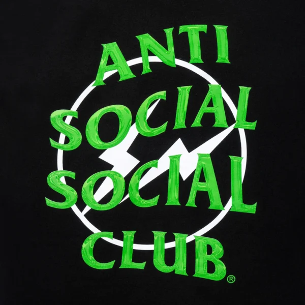 Anti Social Social Club Green Precious Petals Hoodie – Black