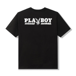 Anti Social Social Club Playboy Checkered T-Shirt – Black