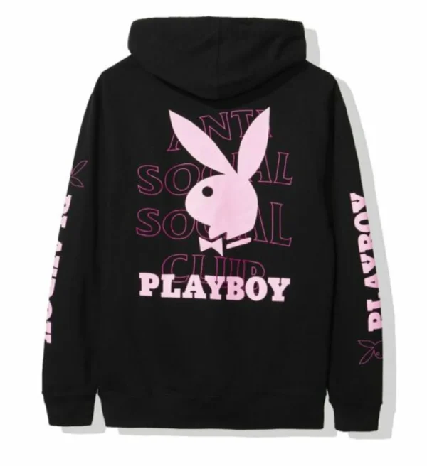 Anti Social Social Club Playboy Hoodie – Black