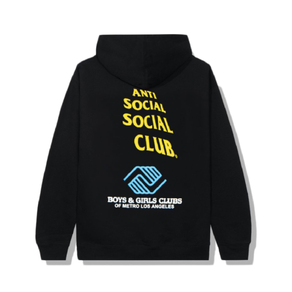 Anti Social Social Club x BGCMLA Hoodie (SS21) – Black