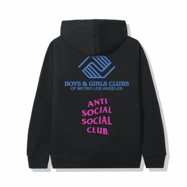 Anti Social Social Club x BGCMLA Hoodie – Black