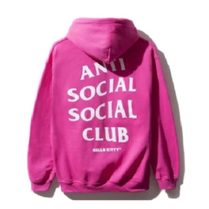 Anti Social Social Club x Hello Kitty Hoodie – Pink