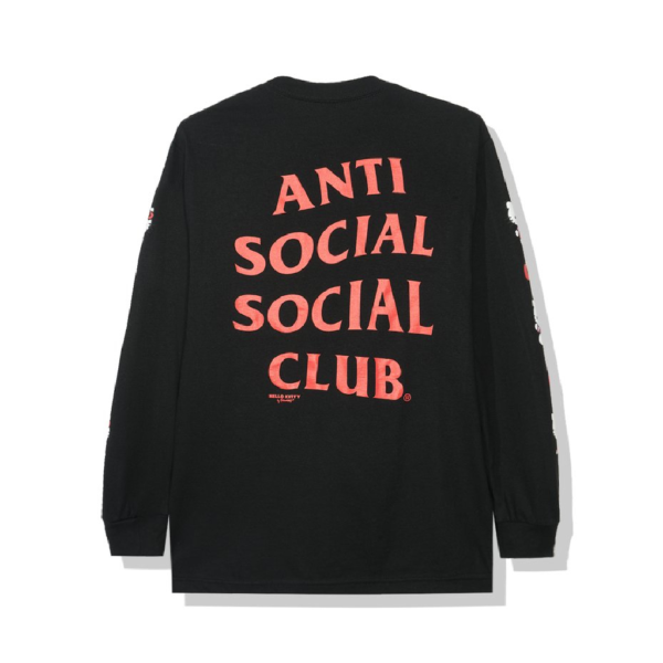 Anti Social Social Club x Hello Kitty Long Sleeve Tee (FW19) – Black