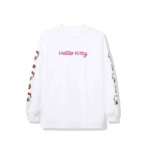 Anti Social Social Club x Hello Kitty Long Sleeve Tee – White