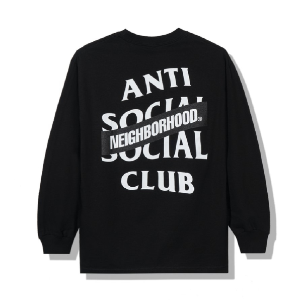 Anti Social Social Club x Neighborhood AW05 Long Sleeve Tee – Black