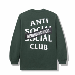 Anti Social Social Club x Neighborhood AW05 Long Sleeve Tee – Green