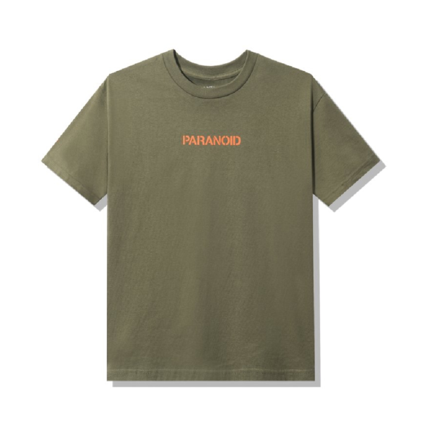 Anti Social Social Club x Undefeated Paranoid T-Shirt – Olive
