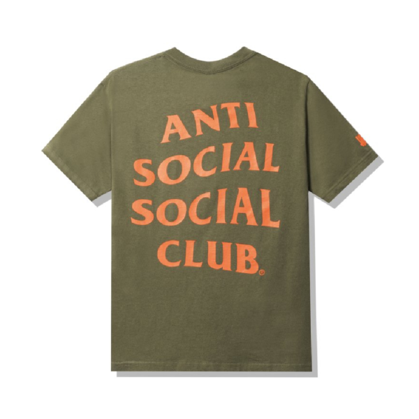 Anti Social Social Club x Undefeated Paranoid T-Shirt – Olive